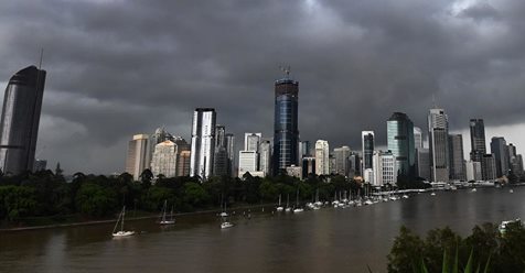 Grey Sky over Brisbane 