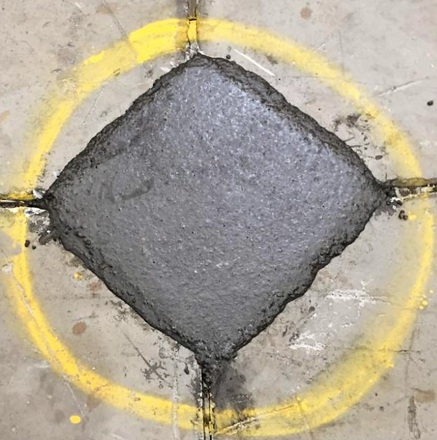 Propriety Industrial Concrete Repair System Applied - Waterstop Solutions