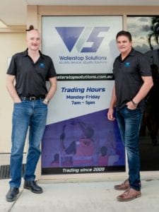 Chris Anderson and Harold Du Toit - Waterstop Solutions' Directors. Photo: Whitedress Productions.