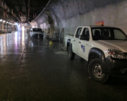Remedial leak sealing injections in Brisbane tunnel - Waterstop Solutions
