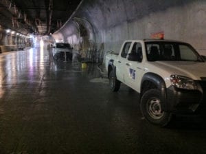 Remedial leak sealing injections in Brisbane tunnel - Waterstop Solutions