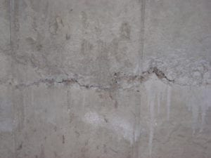 Cold joint - Where old and new concrete do not intermix