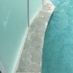 Joint sealing completed along the pool fence - Waterstop Solutions