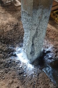 Treated concrete stilt - concrete stump - Waterstop Solutions (2)