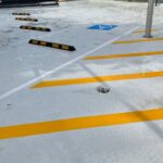 Remedial Waterproofing of Parking area completed with line markings - Waterstop Solutions NSW