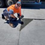 CBRE - Concrete joint edge repairs - QLD distribution centre.