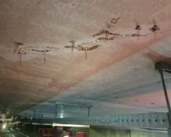 QLD Motor way bridge high pressure leak sealing injection